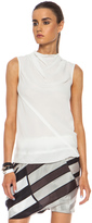 Thumbnail for your product : Rick Owens Bonnie Silk Blouse in White
