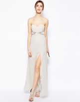 Thumbnail for your product : Lipsy Embellished Maxi Dress with Thigh Split