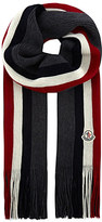 Thumbnail for your product : Moncler Logo striped scarf