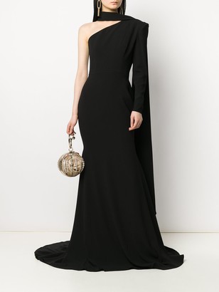 Alex Perry Hales one-shoulder gown