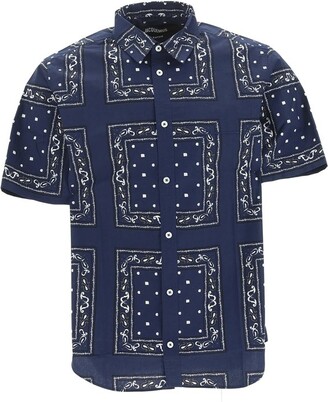 Polo Ralph Lauren Men's Bandana Print Classic-Fit Short-Sleeve Shirt -  Macy's