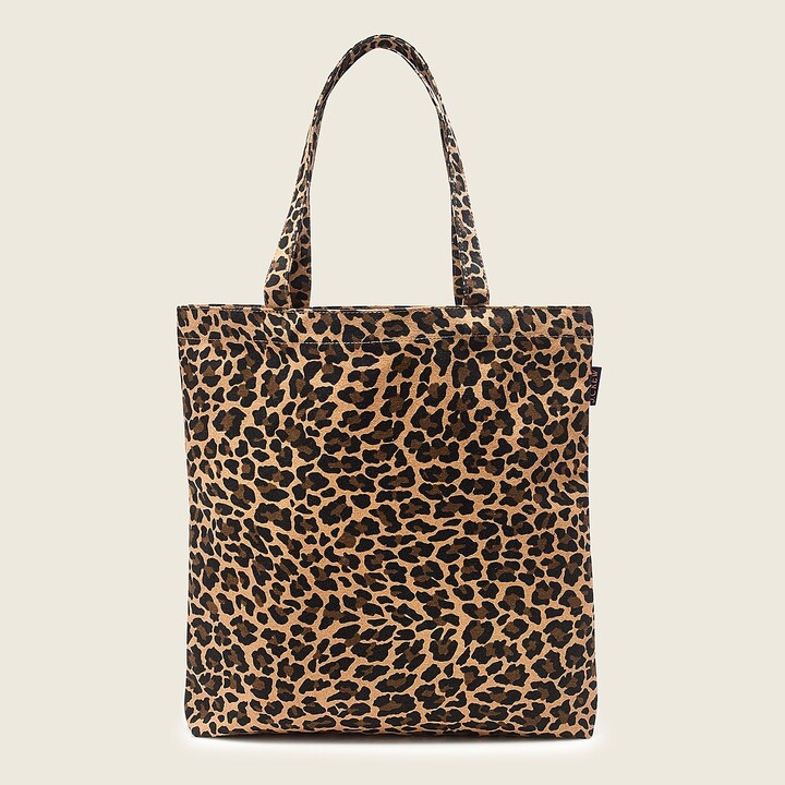 leopard print tote