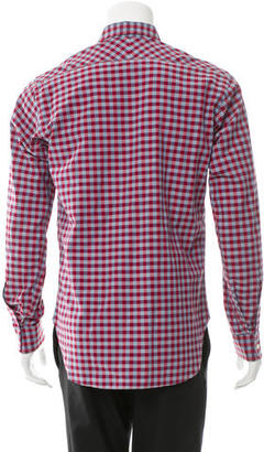 Billy Reid Gingham Button-Up Shirt