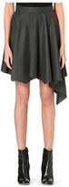 Thumbnail for your product : Dagmar Asymmetric wool-blend skirt