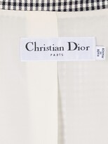 Thumbnail for your product : Christian Dior Pre-Owned Houndstooth Double-Breasted Jacket