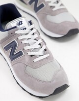 Thumbnail for your product : New Balance 574 trainers in grey and navy