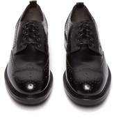 Thumbnail for your product : Dunhill Country Leather Brogues - Mens - Black
