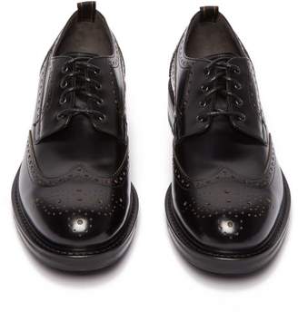 Dunhill Country Leather Brogues - Mens - Black