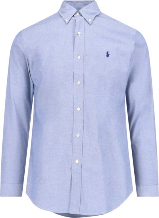 Polo Ralph Lauren Logo Embroidered Long-Sleeved Shirt