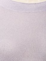 Thumbnail for your product : M&Co Metallic knit cold shoulder jumper