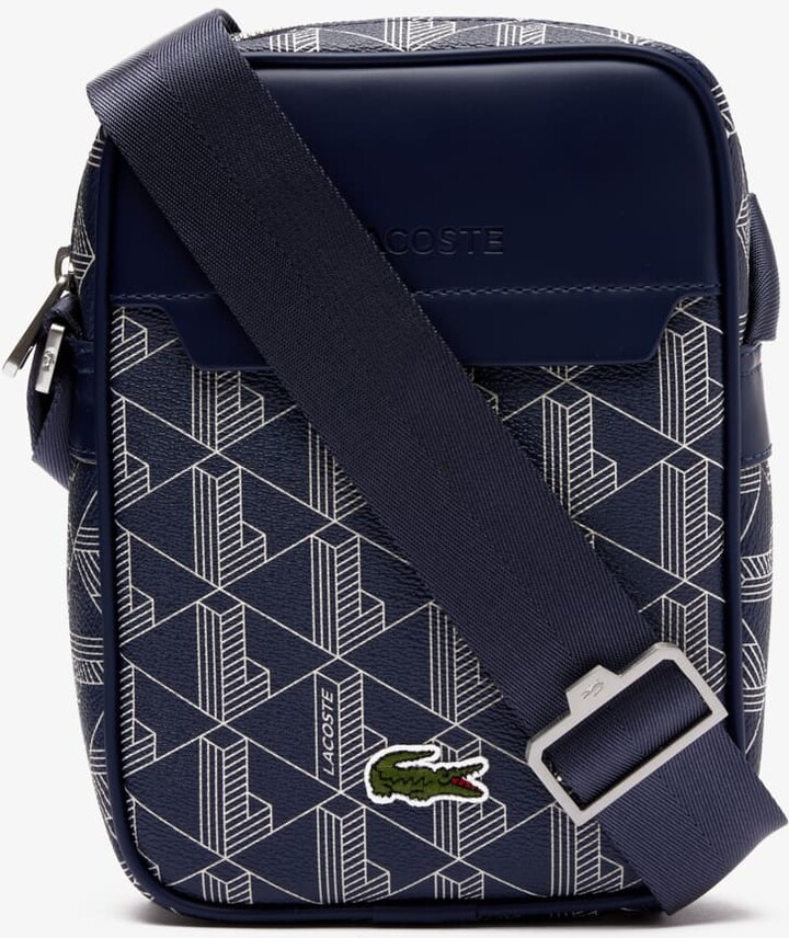 Lacoste Women's Monogram Zip Crossover Bag - One Size In White