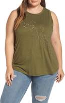 Thumbnail for your product : Caslon Embroidered Tank