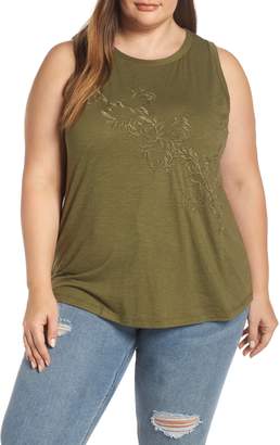 Caslon Embroidered Tank