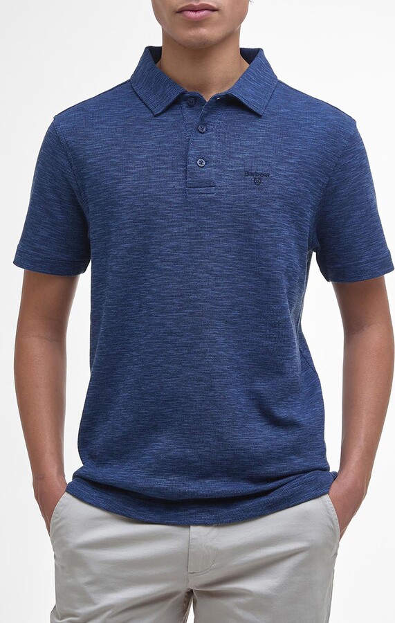 Hepple Slub Cotton Piqué Polo