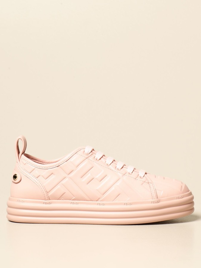 fendi embossed sneakers