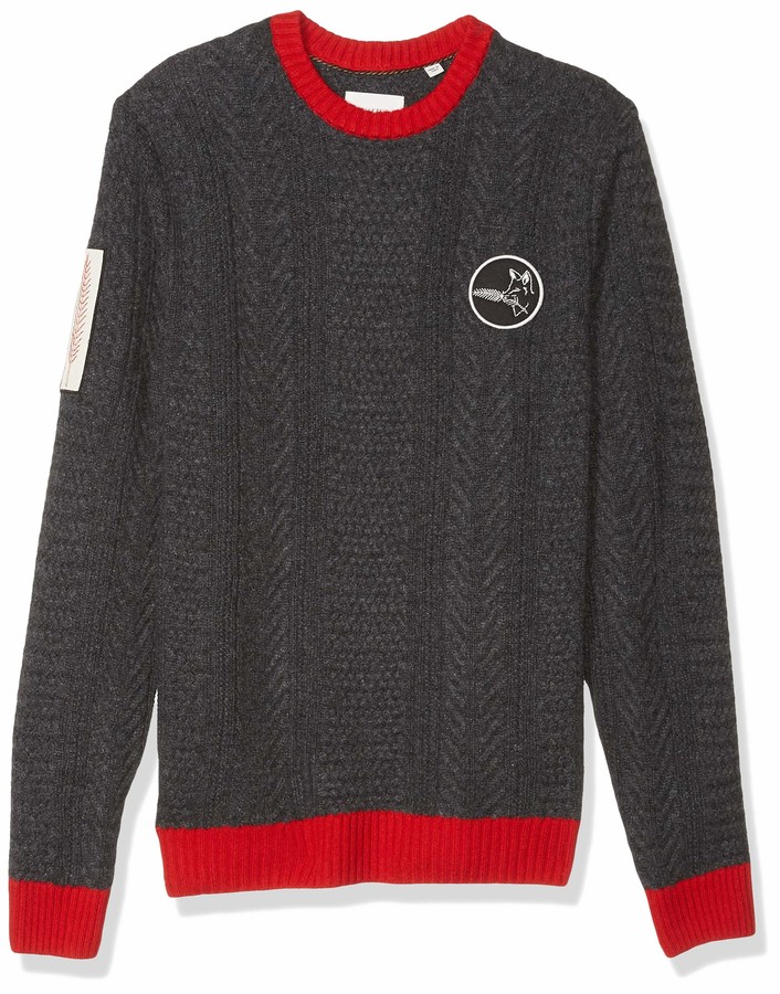 sweater with patches