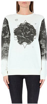 Thumbnail for your product : Diesel Rose-print jersey sweatshirt
