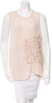 Thumbnail for your product : 3.1 Phillip Lim Silk Ruched Top w/ Tags