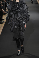 Thumbnail for your product : Junya Watanabe Oversized patchwork wool-blend cape