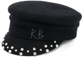 Thumbnail for your product : Ruslan Baginskiy Embellished Baker Boy Hat