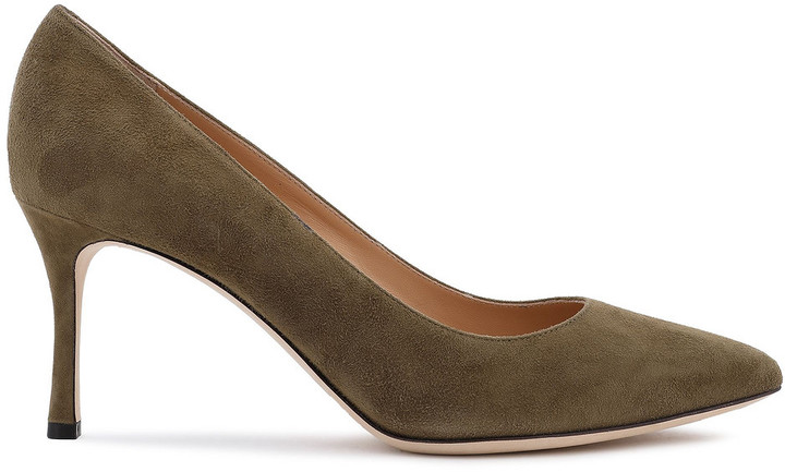 olive green pumps