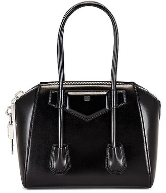 Givenchy Small Antigona Lock Zipped Bag in Black