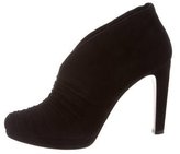 Thumbnail for your product : Prada Suede Ruched Booties