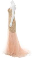 Thumbnail for your product : Terani Couture Strapless Embellished Gown