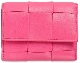 Bottega Veneta Intreccio Bi-fold Leather Wallet