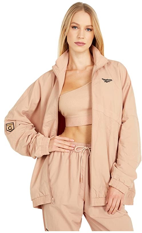 reebok track jacket women's