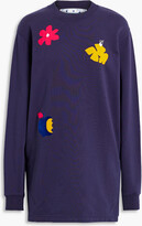 Thumbnail for your product : Off-White Appliqued printed French cotton-terry sweatshirt
