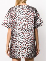 Thumbnail for your product : Marques Almeida leopard print T-shirt dress