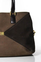 Thumbnail for your product : Diane von Furstenberg Brown Leather Zipper Closure 3 Pocket Tote Handbag