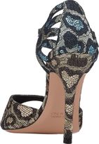 Thumbnail for your product : Jean-Michel Cazabat Women's Jacquard Obama Sandals-Blue
