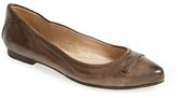 Thumbnail for your product : Frye 'Olive Seam' Washed Leather Ballet Flat (Women)