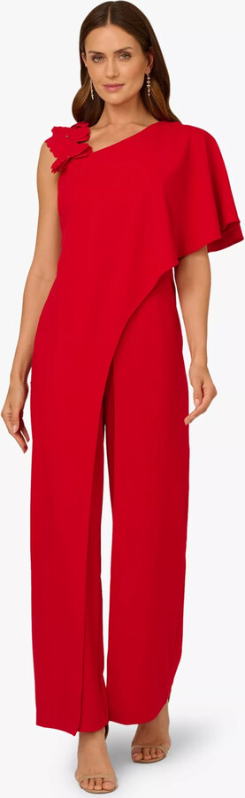 Adrianna Papell Adrianna By Crepe Tuxedo Playsuit ShopStyle