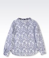 Thumbnail for your product : Armani Junior Printed Muslin Shirt