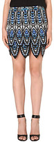 Thumbnail for your product : Roberto Cavalli Mini flapper feather print skirt