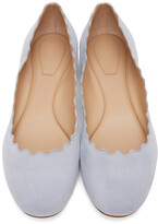 Thumbnail for your product : Chloé Blue Lauren Ballerina Flats