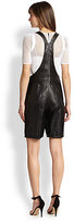 Thumbnail for your product : Milly Leather Shortalls