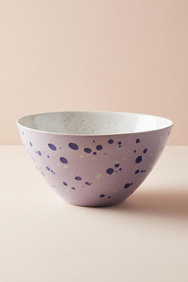 Anthropologie Abstracted Ink Serving Bowl
