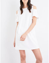 Thumbnail for your product : Izzue Cold-shoulder cotton-jersey dress