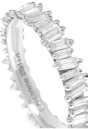 Suzanne Kalan 18-karat White Gold Diamond Ring