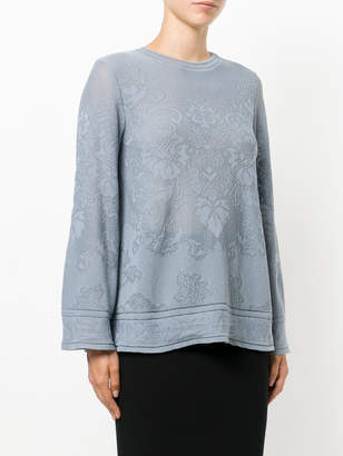 M Missoni floral knitted top