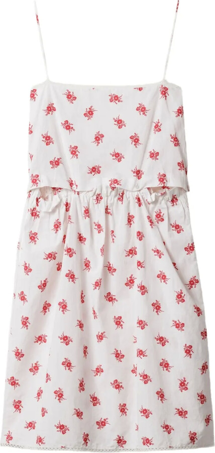 Miu Miu Cotton-Poplin Midi Dress
