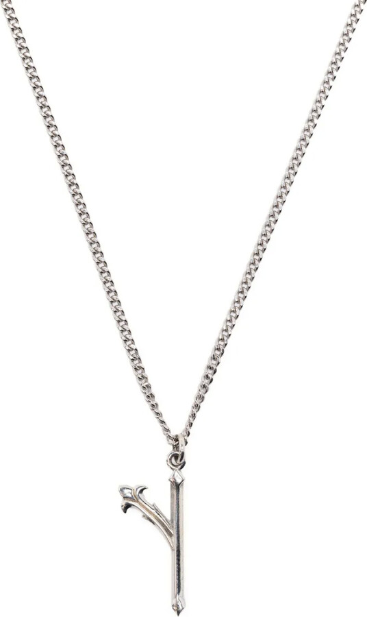 Emanuele Bicocchi Alphabet pendant necklace