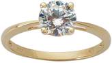Thumbnail for your product : Revere 9ct Gold 1ct Look Cubic Zirconia Solitaire Ring