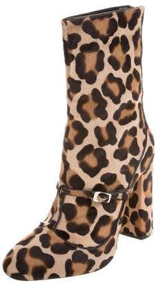No.21 Ponyhair Mid-Calf Boots w/ Tags