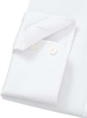 John Lewis & Partners Non Iron Twill Tailored Fit Shirt, White
