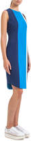 Thumbnail for your product : Akris Punto Striped Sleeveless Sheath Dress, Blue Pattern